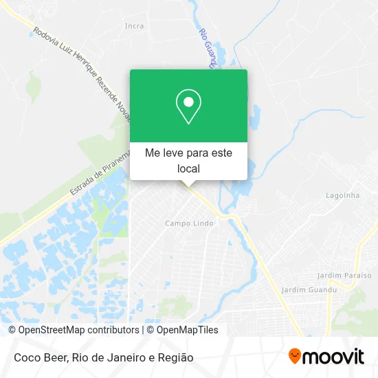 Coco Beer mapa