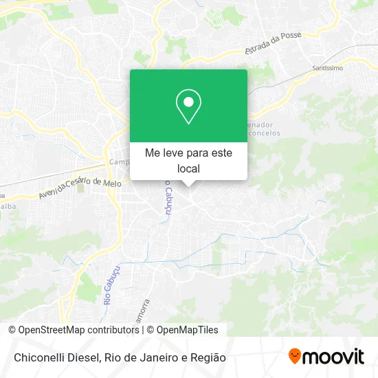 Chiconelli Diesel mapa