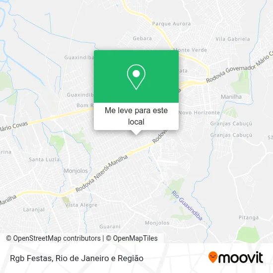 Rgb Festas mapa