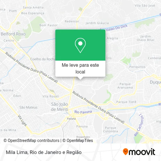 Mila Lima mapa