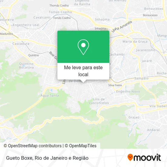 Gueto Boxe mapa
