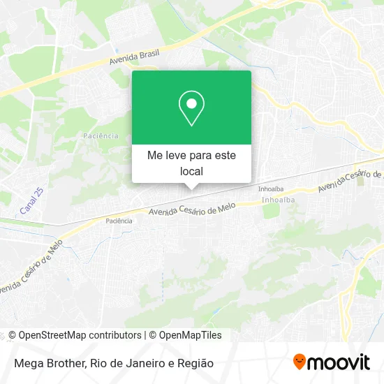 Mega Brother mapa