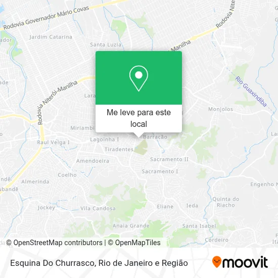Esquina Do Churrasco mapa