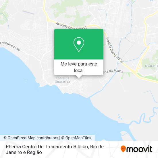 Rhema Centro De Treinamento Biblico mapa