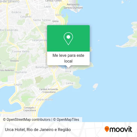 Urca Hotel mapa