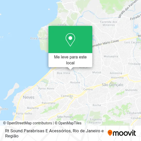 Rt Sound Parabrisas E Acessórios mapa