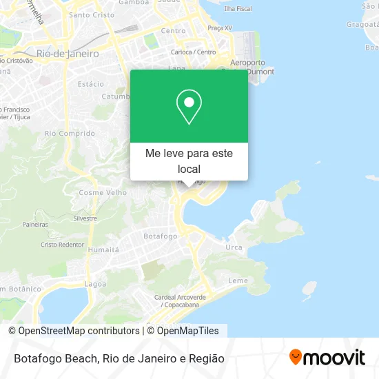 Botafogo Beach mapa