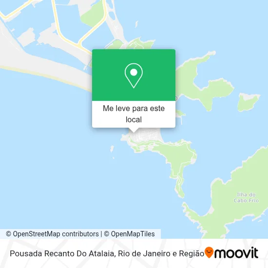 Pousada Recanto Do Atalaia mapa