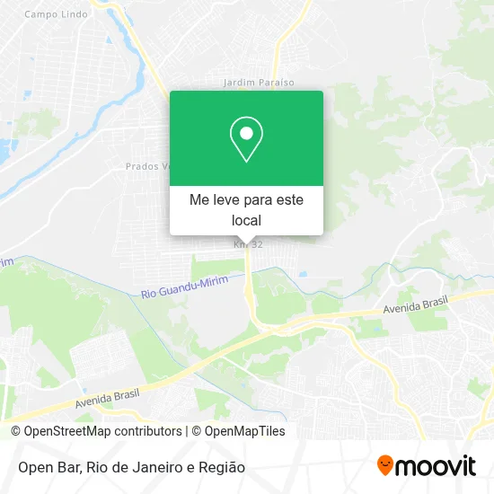 Open Bar mapa