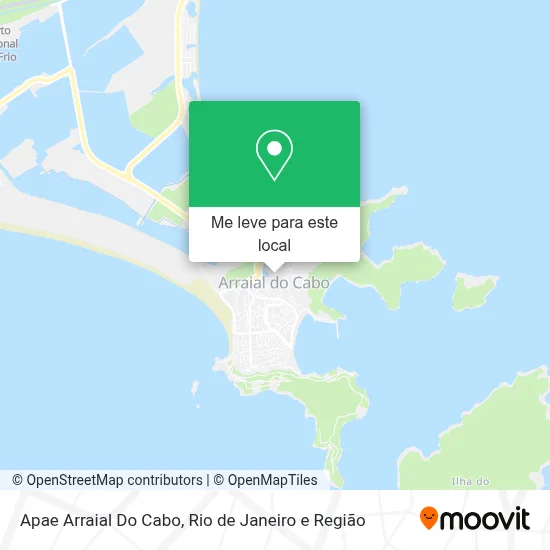 Apae Arraial Do Cabo mapa