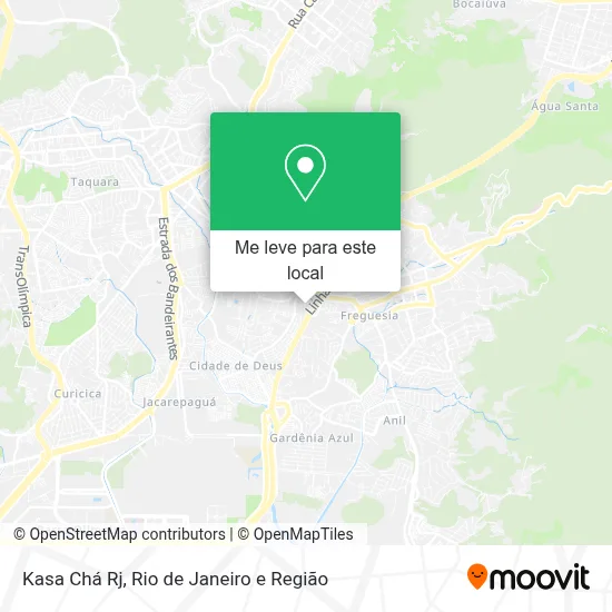 Kasa Chá Rj mapa