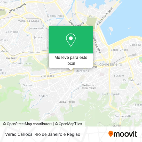 Verao Carioca mapa