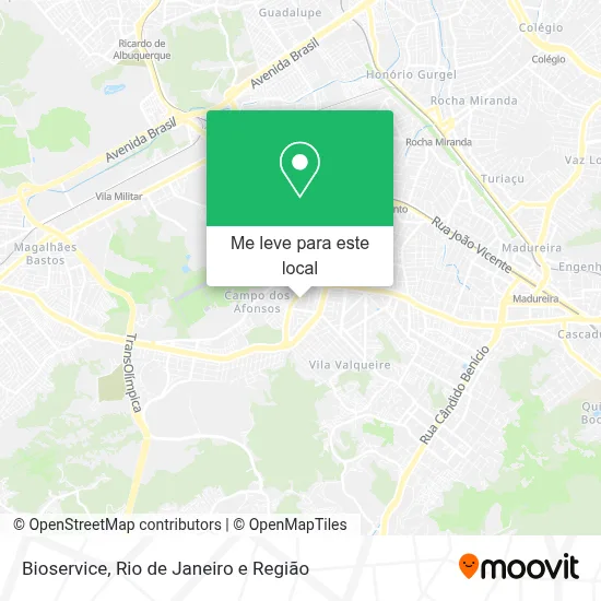 Bioservice mapa