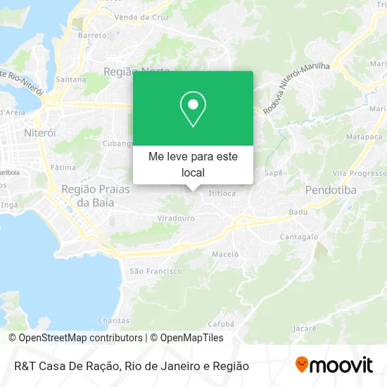 R&T Casa De Ração mapa