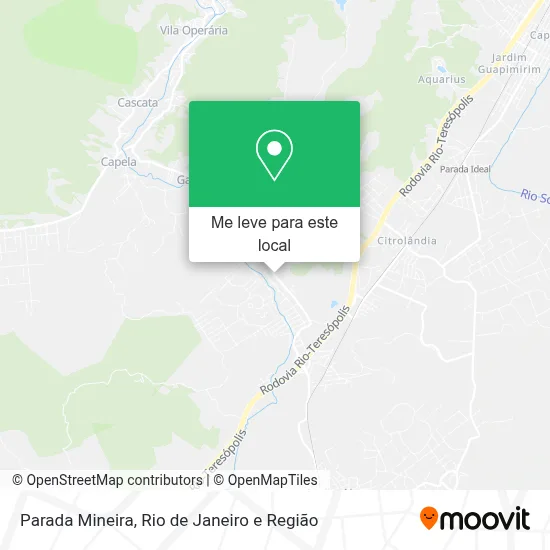 Parada Mineira mapa