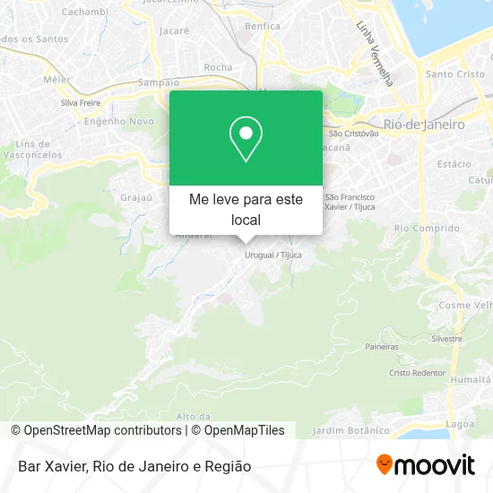 Bar Xavier mapa