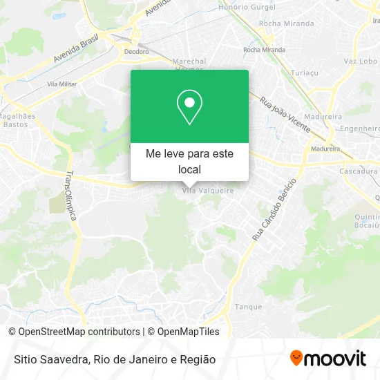 Sitio Saavedra mapa