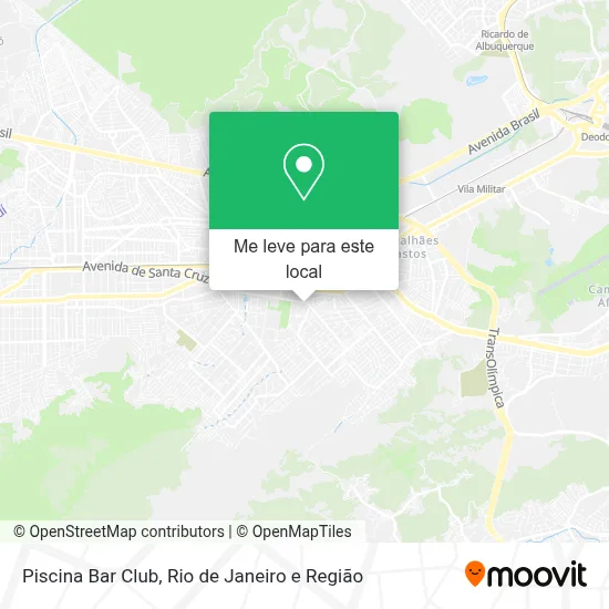 Piscina Bar Club mapa