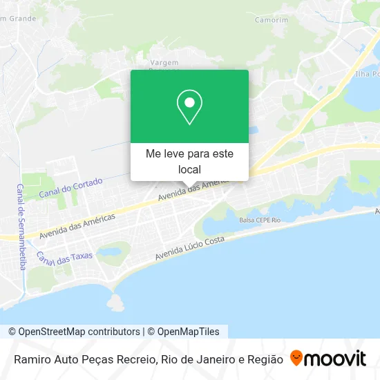 Ramiro Auto Peças Recreio mapa
