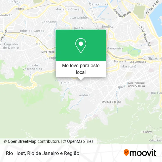 Rio Host mapa
