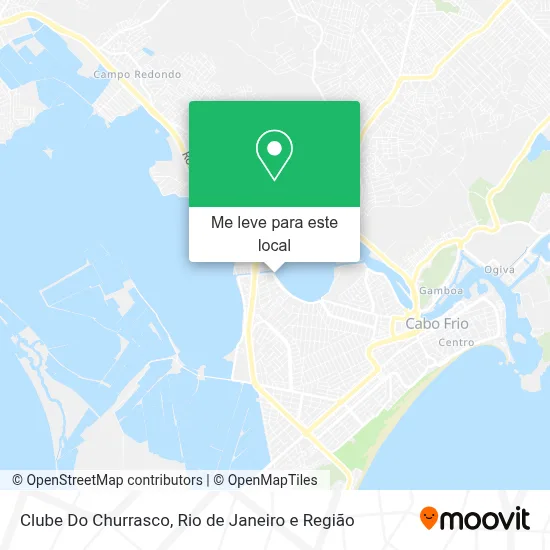 Clube Do Churrasco mapa