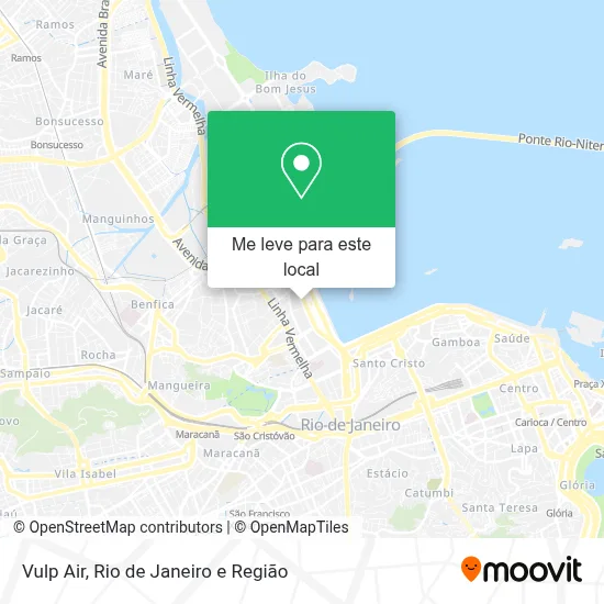 Vulp Air mapa