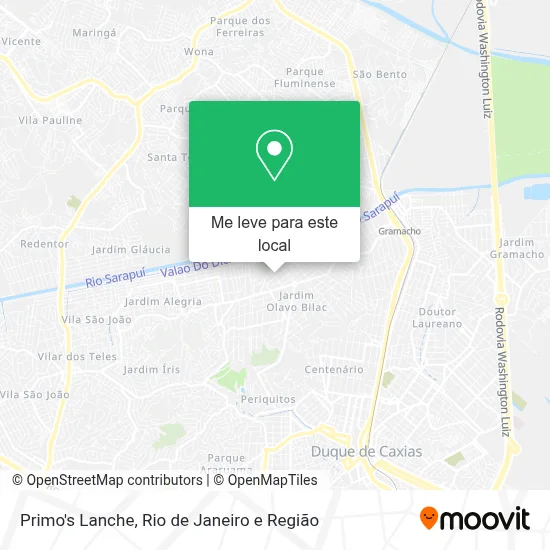 Primo's Lanche mapa