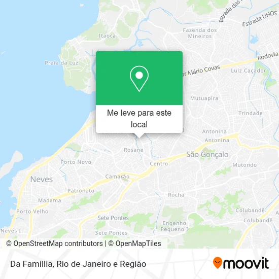 Da Famillia mapa