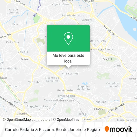 Carrulo Padaria & Pizzaria mapa