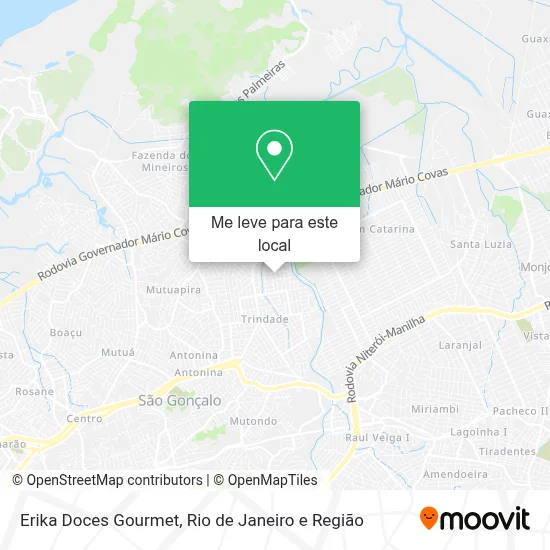 Erika Doces Gourmet mapa