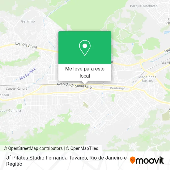 Jf Pilates Studio Fernanda Tavares mapa