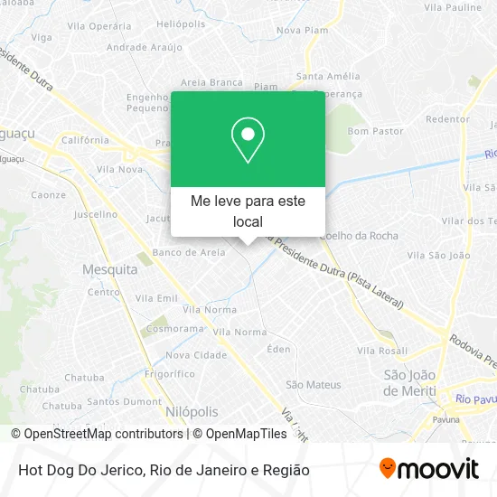 Hot Dog Do Jerico mapa