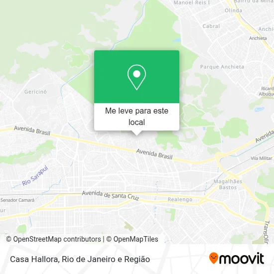 Casa Hallora mapa