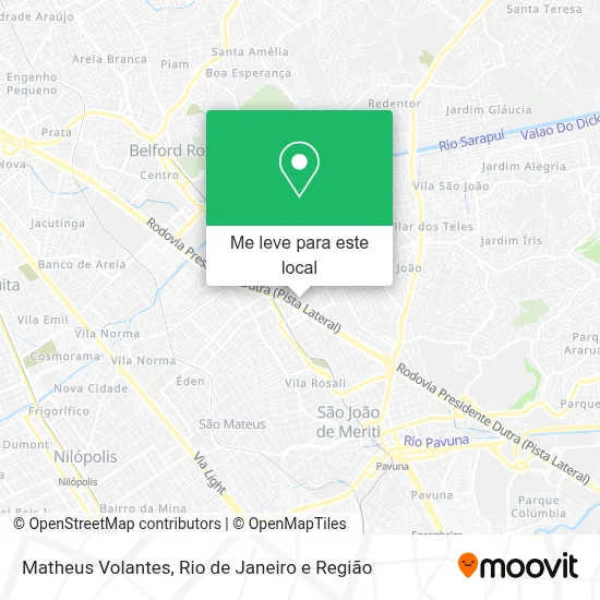 Matheus Volantes mapa