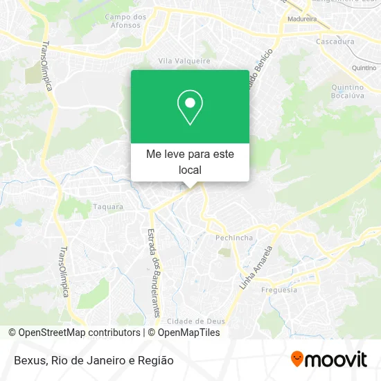 Bexus mapa