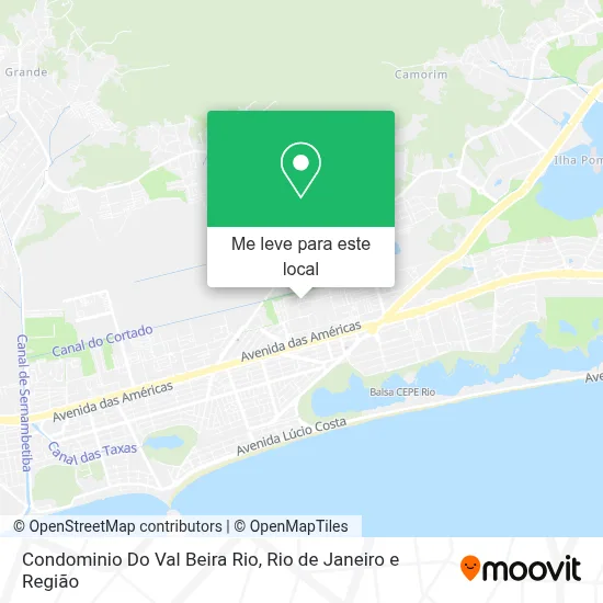 Condominio Do Val Beira Rio mapa