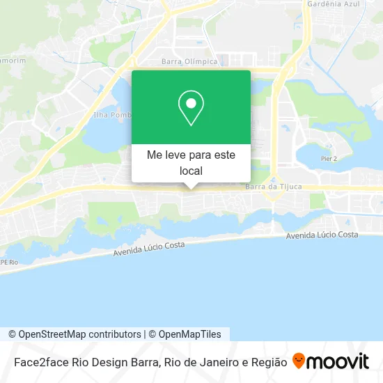 Face2face Rio Design Barra mapa