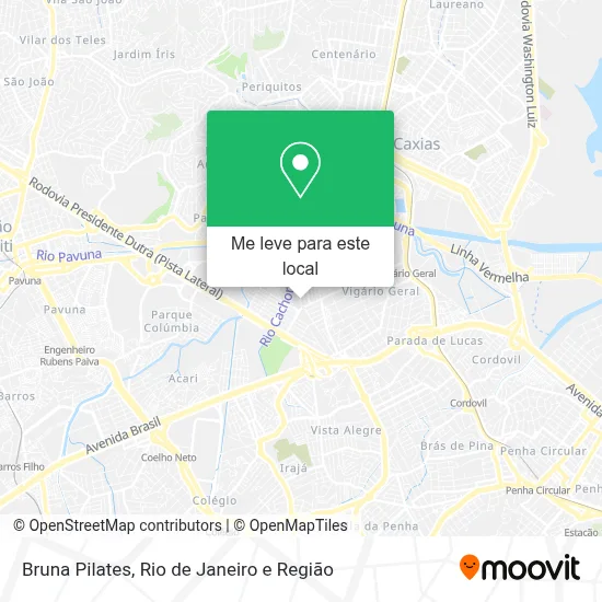 Bruna Pilates mapa