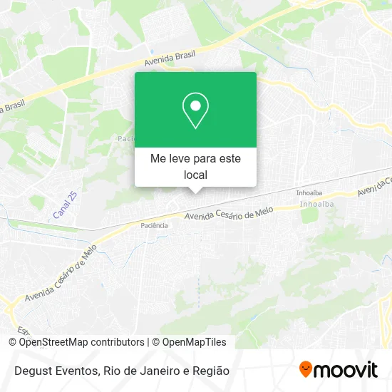 Degust Eventos mapa