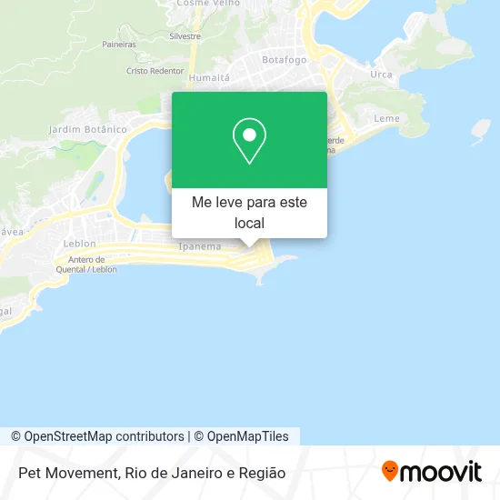 Pet Movement mapa