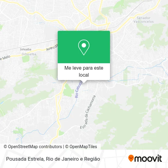 Pousada Estrela mapa