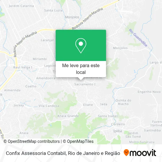 Confix Assessoria Contabil mapa