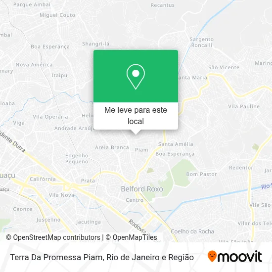 Terra Da Promessa Piam mapa