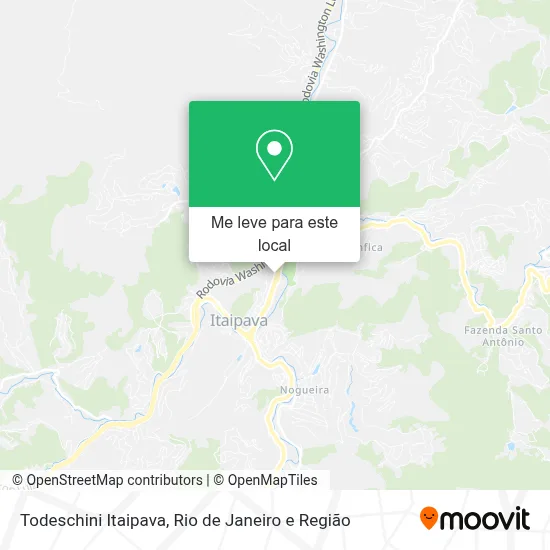 Todeschini Itaipava mapa