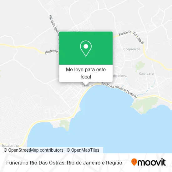 Funeraria Rio Das Ostras mapa