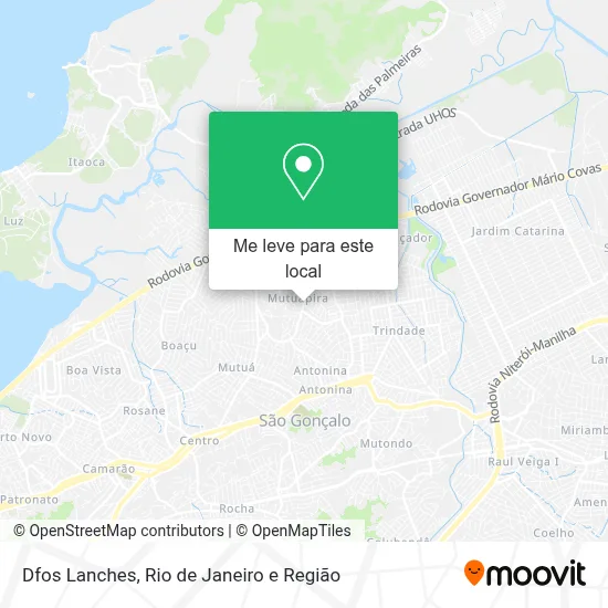 Dfos Lanches mapa