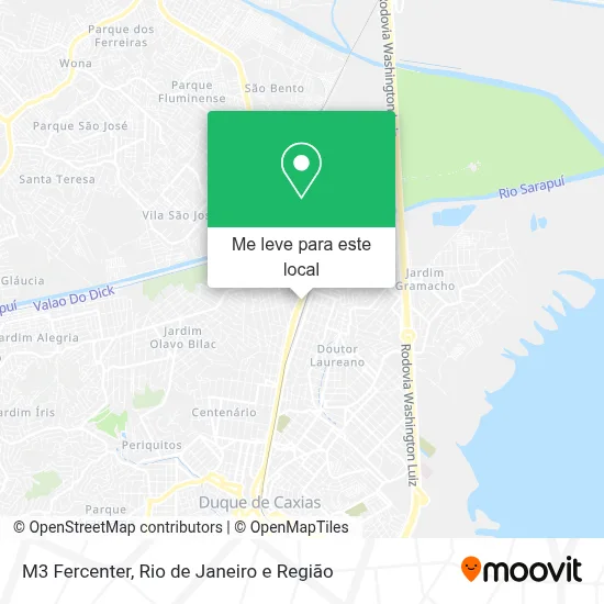 M3 Fercenter mapa