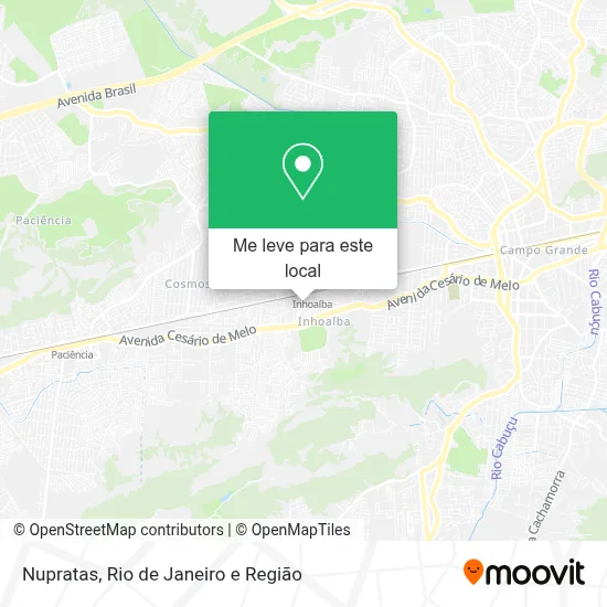 Nupratas mapa