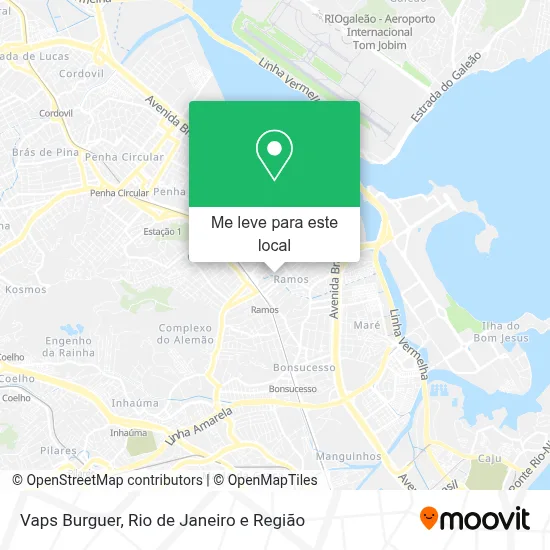 Vaps Burguer mapa