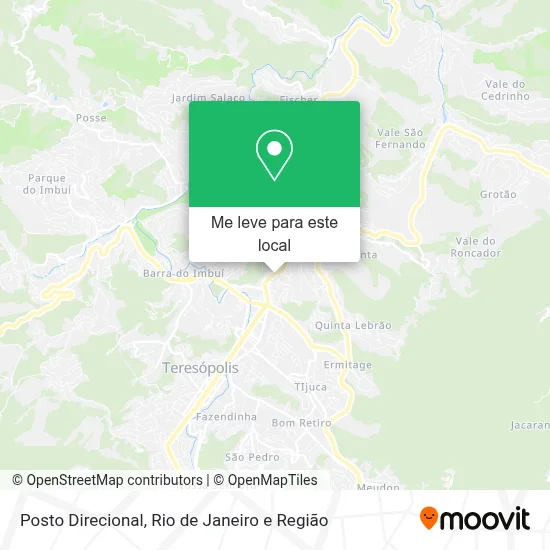 Posto Direcional mapa